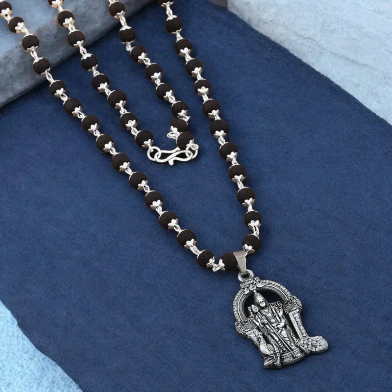 Sacred Karungali Murugan Vel Mala with Premium Finish 24K