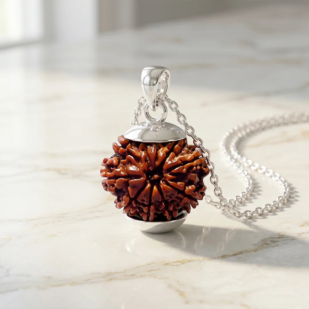 10 Mukhi Rudraksha Pendant – Original Certified Rudraksha