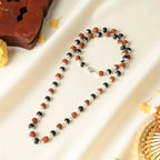 Divine Rudraksha & Karungali Mala with Premium Plating