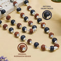 Divine Rudraksha & Karungali Mala with Premium Plating