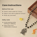 Sacred Karungali Murugan Vel Mala with Premium Finish 24K