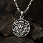 Shree Hanuman Silver Pendant with Premium Silver Finish