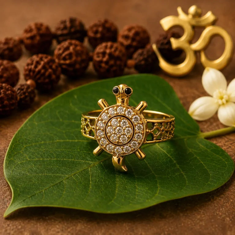 Premium Meru Ring with Adjustable Gold Finish