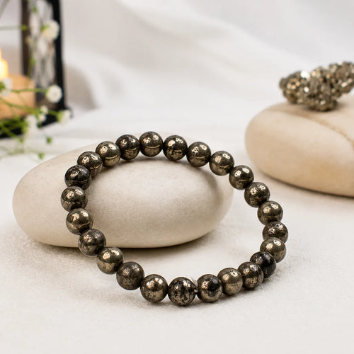 Premium Pyrite Bracelet – Wealth & Prosperity Crystal