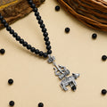Karungali Mala with Shiv Trishul & Nandi Pendant