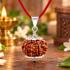 6 Mukhi Rudraksha Pendant – Original Certified Rudraksha
