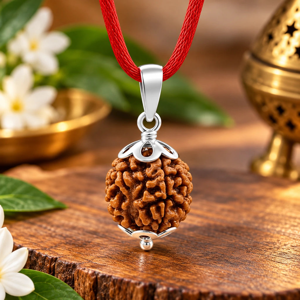 3 Mukhi Rudraksha Pendant – Original Certified Rudraksha