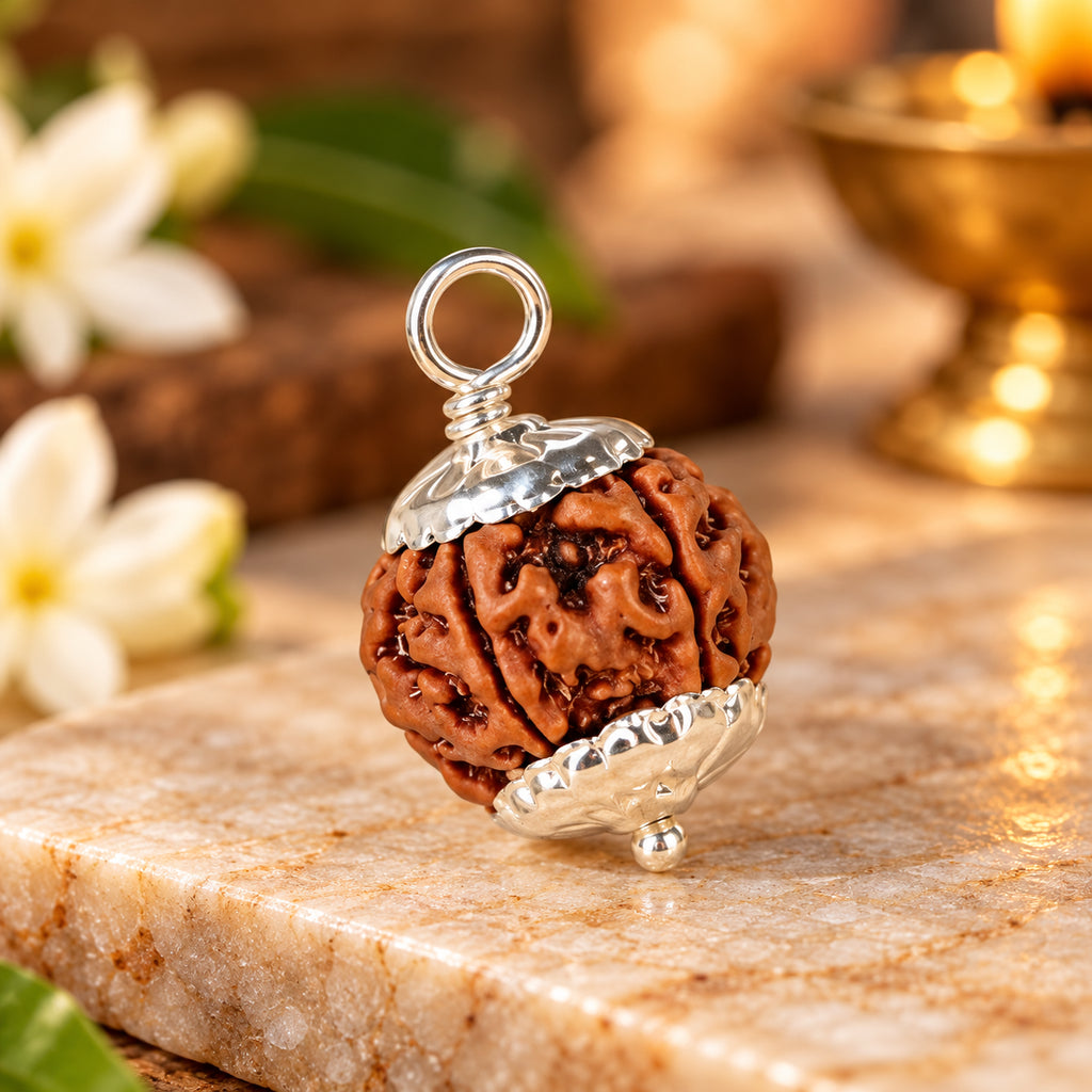 5 Mukhi Rudraksha Pendant – Original Certified Rudraksha