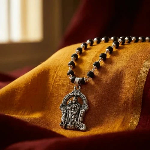 Sacred Karungali Murugan Vel Mala with Premium Finish 24K