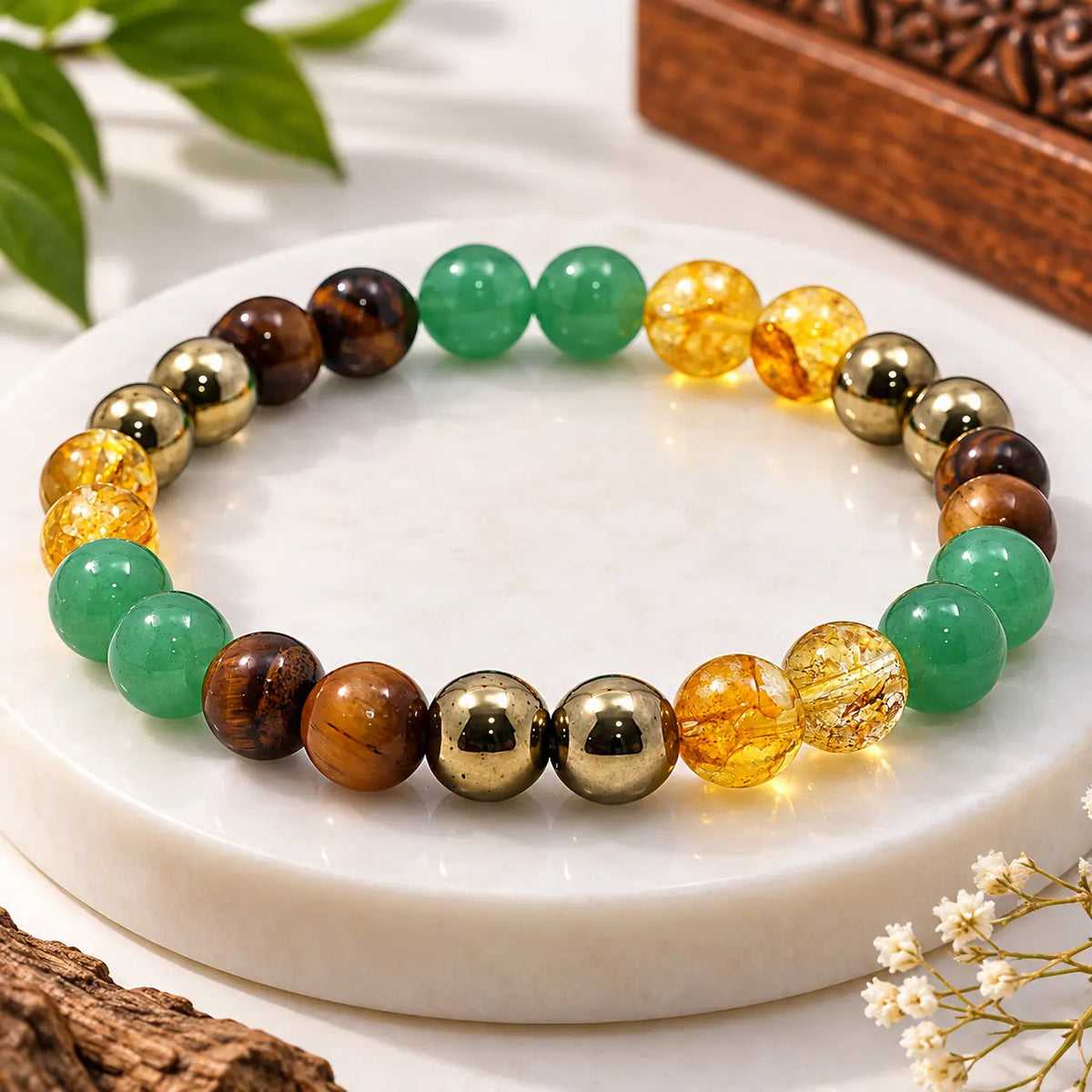 Dhan Yog Bracelet – Premium Wealth & Prosperity Crystal Bracelet