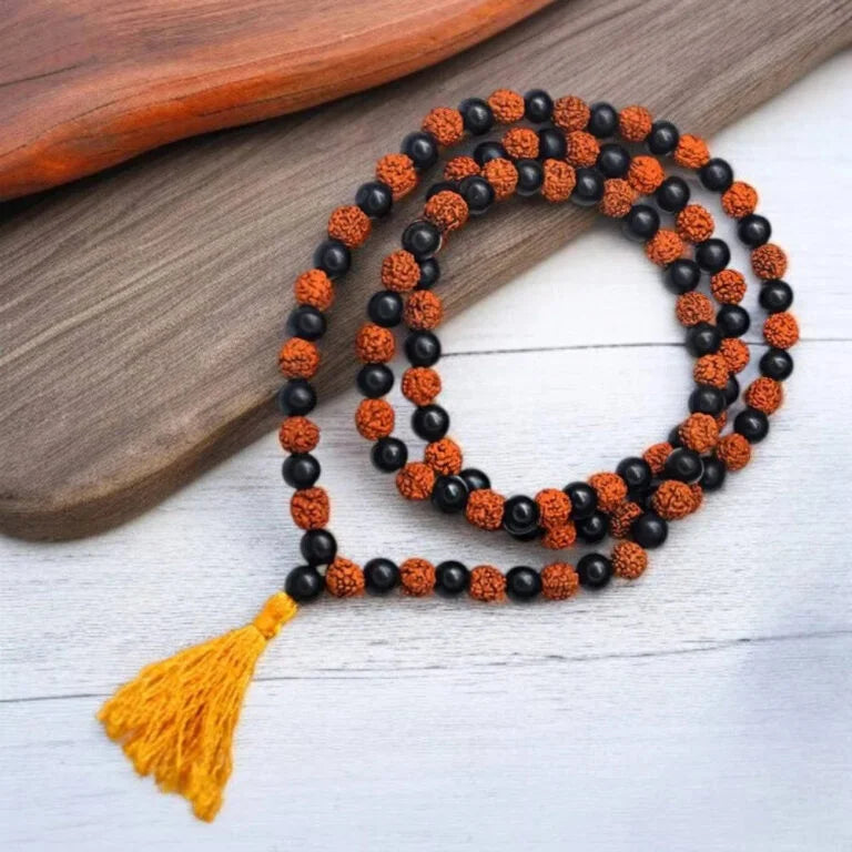 Original Rudraksha & Karungali Mala for Daily Spiritual Use