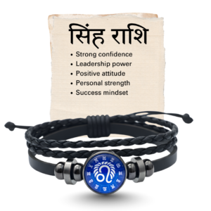 leo-zodiac-leather-bracelet-with-silver-crest-royal-energy